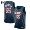 Camiseta Niños Oklahoma City Thunder Isaiah Hartenstein 2025-26 Nike City Edition Negro Swingman